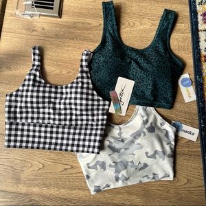 3 *NWT* Longline Sports Bras - $100+ Value